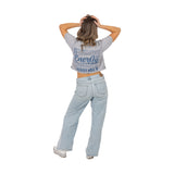 Grey Cropped Tee
