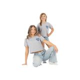 Grey Cropped Tee